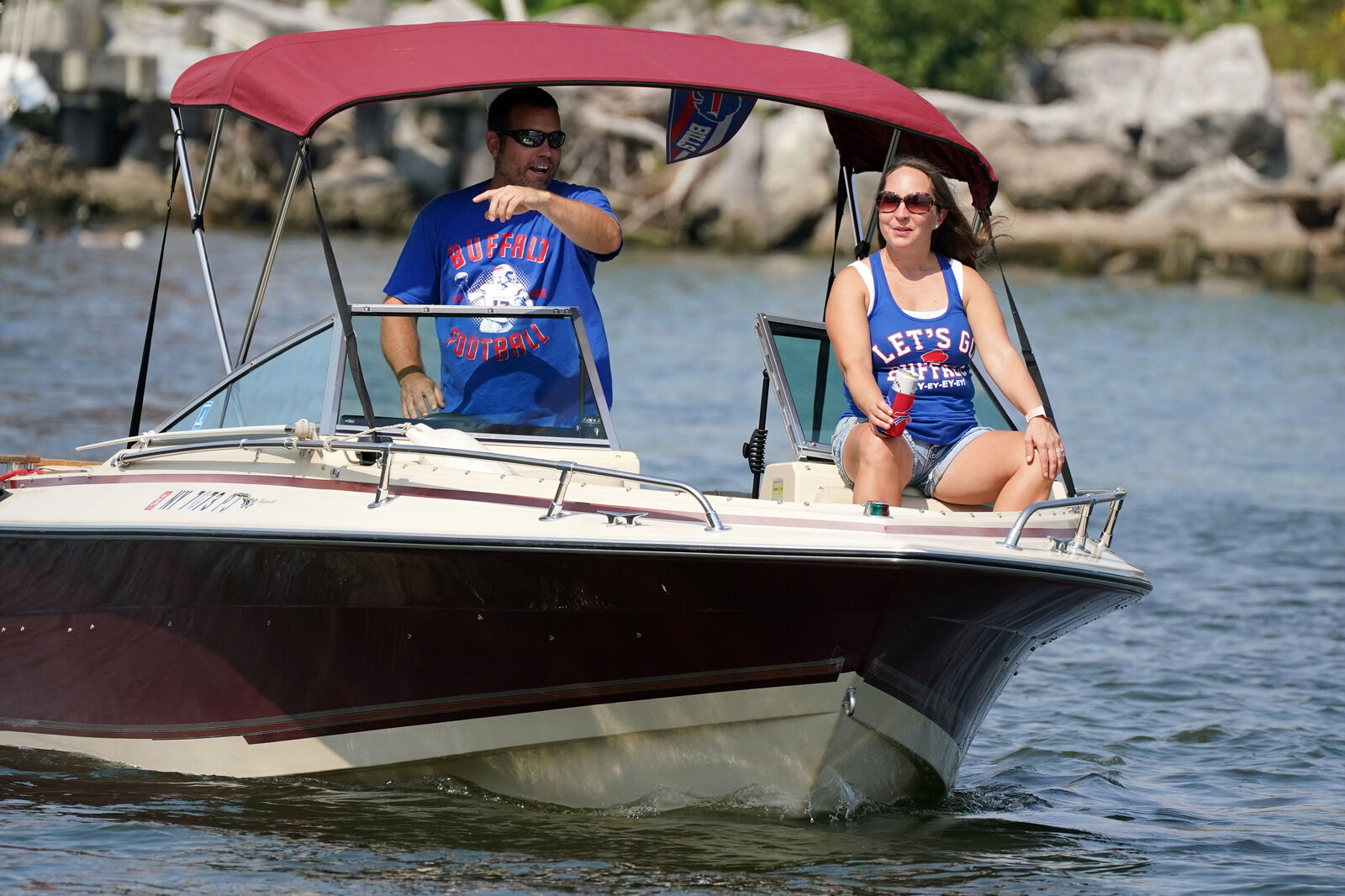 Bills Mafia Boat Parade
